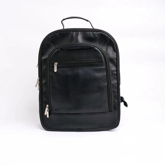 EXECUTIVE Leather Backpack (BLACK)