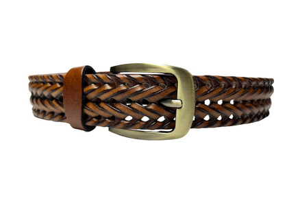 Braided Leather Belt